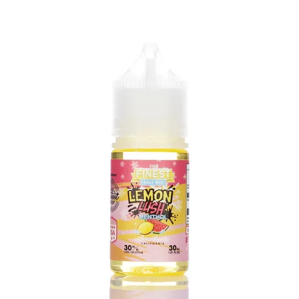 The Finest E-Liquid – Salt Nic Series – Lemon Lush Menthol – 30ml (DISCONTINUED) - Image 2