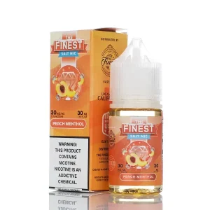 The Finest E-Liquid – Salt Nic Series – Peach Menthol – 30ml (DISCONTINUED)
