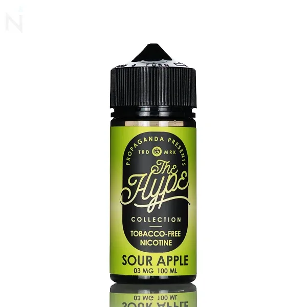 The HYPE by Propaganda E-Liquid - Sour Apple - 100mL - Image 2