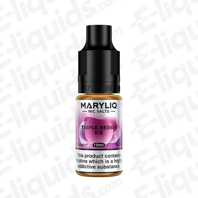 Triple Berry Ice Nic Salt Vape Juice by Maryliq