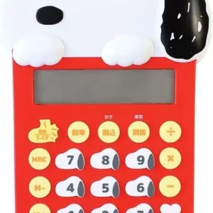 T's Factory Snoopy Woodstock Red Desktop Calculator