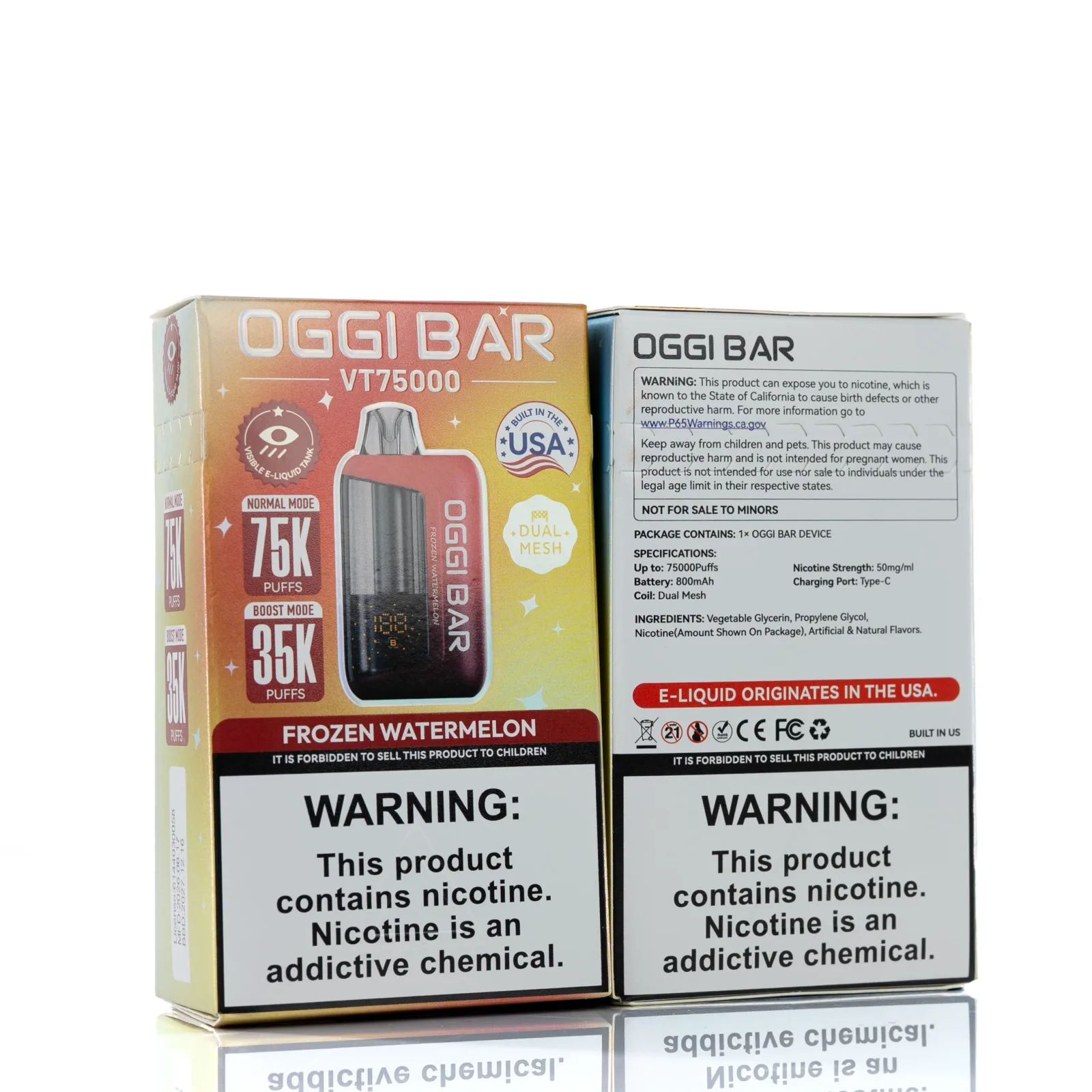 VAPGO OGGI Bar 75K Puffs Disposable Vape - Image 2
