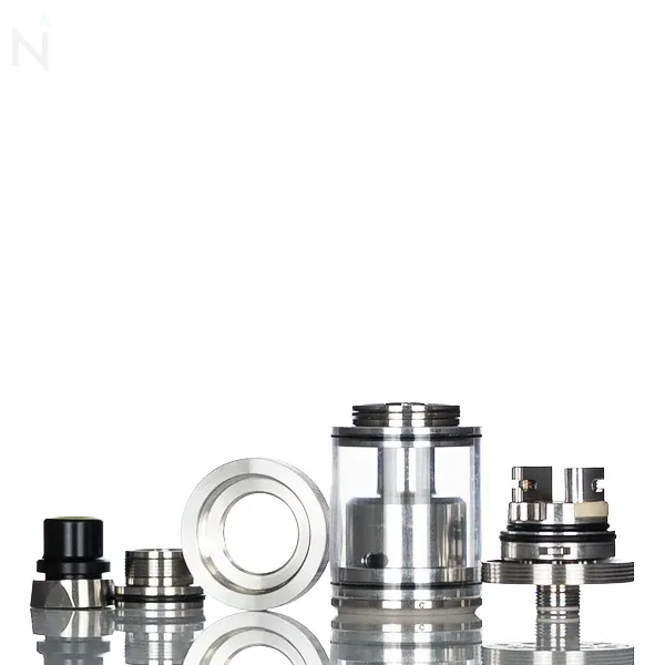 WICK'D NFGTA 22mm 316L Stainless Steel RTA - Full Kit - Image 2