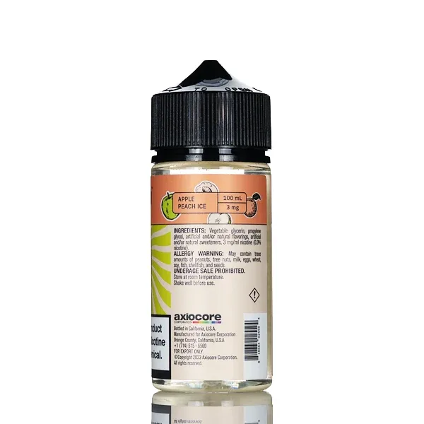 Yogi Blends E-Liquid - Apple Peach Ice - 100mL - Image 2