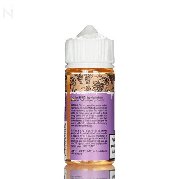 Yogi Delights E-Liquid - Purple Grape Ice - 100mL - Image 2