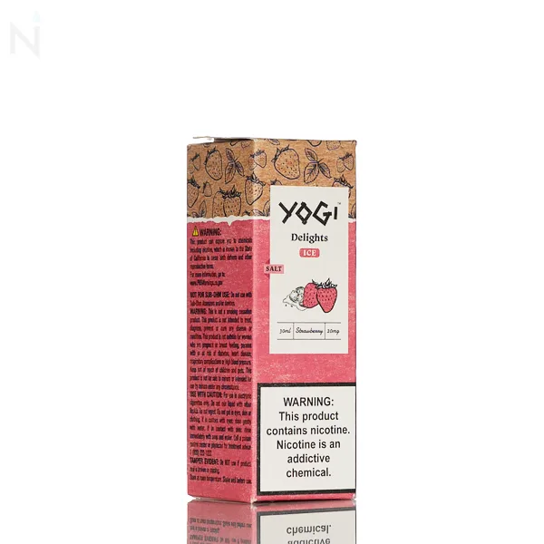 Yogi Delights Salt Strawberry Ice – 30mL - Image 2